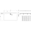 Laufen Pro Sprchová vanička Marbond, obdĺžniková 140 x 90 x 3cm biela technický H2109590000001 kupelnashop.sk