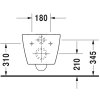 Duravit ME by STARCK set 2v1 závesná WC 45290900A1