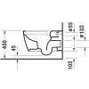 Duravit ME by STARCK set 2v1 závesná WC misa Rimless 45290900A1