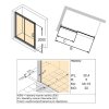 Hüppe MyFlex - posuvné sprchové dvere 180 cm tech. www.kupelnashop.sk