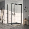 Huppe MyFlex čierna bočná stena pre sprchové dvere kupelnashop.sk
