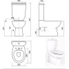 Creavit Sedef Compact skrátené stojace wc+bidet 2v1 kupelnashop.sk