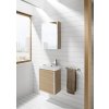 Roca Mini umývadlo 45x25cm so skrinkou a zrkadlovou skrinkou dubová A855866155 www.kupelnashop.sk.jpg