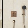 Hansgrohe DuoTurn E - Batéria pod omietku pre 2 spotrebiče, kartáčovaný bronz 75417140 www.kupelnashop.sk