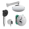 Hansgrohe DuoTurn S sprchový systém s hlavovou a ručnou sprchou chróm 442503 www.kupelnashop.sk