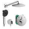Hansgrohe DuoTurn S sprchový systém s hlavovou a ručnou sprchou PULSIFY 3jet EcoSmart, chróm 442417 www.kupelnashop.sk