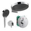 hansgrohe duoturn s sprchovy system rainfinity s hlavovou a rucnou sprchou 3jet ecosmart powderrain chrom 442420 (2)