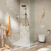 Hansgrohe Pulsify sprchový system vo farbe kartačovaný bronz kupelnashop.sk