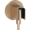 Hansgrohe FixFit S Kolienko s držiakom sprchy, kartáčovaný bronz 26888140 www.kupelnashop.sk