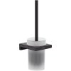 Hansgrohe AddStoris Držiak na WC kefu nástenný, matná čierna 41752670 www.kupelnashop.sk