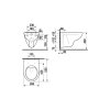 Jika LYRA PLUS Pack, wc Rimless + spomaľovacie wc sedadlo H8663840000001 rozmery www.kupelnashop.sk