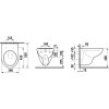 Jika LYRA PLUS Pack, wc + spomaľovacie wc sedadlo H8663800000001 www.kupelnashop.sk