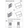 Hüppe Classics 2 EasyEntry Posuvné dvere 200x1200 cm Black pravé prevedenie C25609.123.322 www.kupelnashop.sk