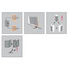 Hüppe Classics 2 EasyEntry Posuvné dvere rohový vstup 2 dielny 80x200 cm, ľavé C25101.069.322 www.kupelnashop.sk