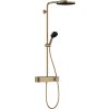 Hansgrohe Pulsify S Showerpipe 260 1jet EcoSmart s termostatom ShowerTablet Select 400, kartáčovaný bronz 24221140 www.kupelnashop.sk