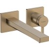 Hansgrohe Tecturis E Páková umývadlová batéria EcoSmart+ pod omietku s výtokom 225 mm, kartáčovaný bronz 73051140 www.kupelnashop.sk