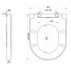 Jalta slim spomaľovacie wc sedátko technicky nákres kupelnashop.sk