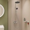 Hansgrohe Activera S Sprchový systém Showerpipe 240 1poloha so sprchovou tyčou Varia s pákovou batériou, EcoSmart, chróm 28875000 www.kupelnashop.sk