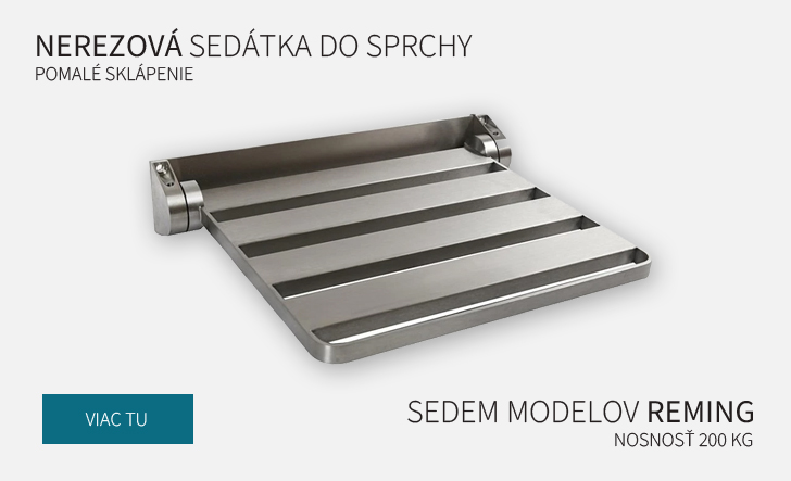 Nerezové sedátka REMING do sprchovacích kútov