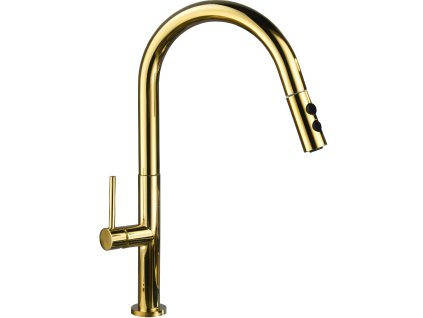 MEXEN - Ava dřezová baterie, zlatá 672800-50