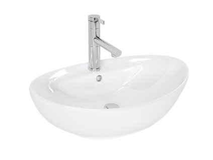 REA - Umyvadlo na desku Cindy 58,5x39 bílé REA-U0155