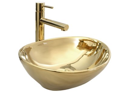 REA - Umyvadlo na desku Sofia Gold REA-U9015