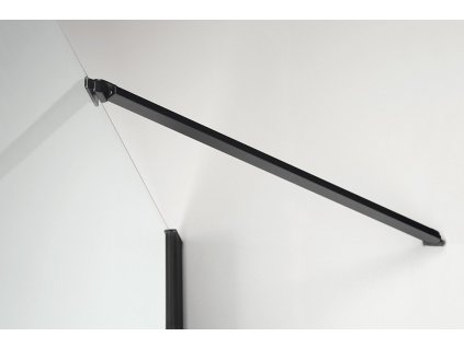 Zoom Line Black štvorcová sprchová zástena 800x800mm L/P varianta