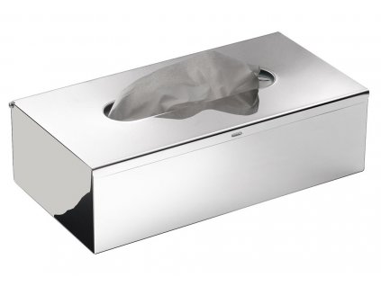 Kleenex box závesný, 250x75x130 mm, lestená nerez