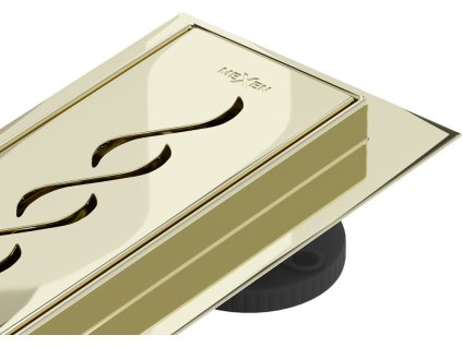 MEXEN/S - Flat M18 odtokový žlab 60 cm zlatý 1523060-15