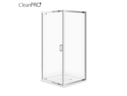 CERSANIT - SET B153 SET B153 čtvercový sprchový kout ARTECO 90x90x190, transparent + vanička TAKO 90x4 S601-116