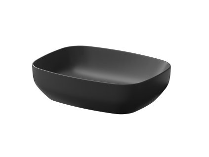 CERSANIT - Umyvadlo na desku LARGA RECTANGULAR antracitová mat (50X38) K677-013