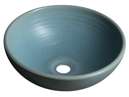 ATTILA keramické umývadlo, priemer 43cm, tyrkysová