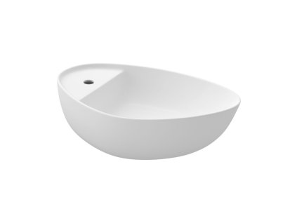CERSANIT - Umyvadlo na desku MODUO 55X35 s otvorem pro baterii K116-155