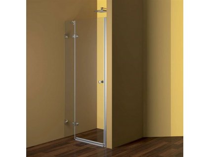 Sprchový dvere, Fantasy, 80x190 cm, chróm ALU, sklo Číre