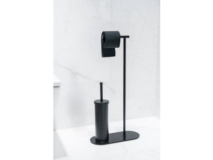 wc kefa drziak papiera cierny kov