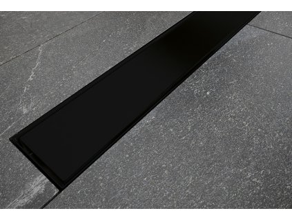 Odtokový žľab VIRGO NERO DUO s roštov, 70 cm