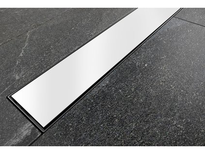 Odtokový žľab VIRGO WHITE, 80 cm