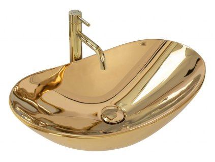 REA - Umyvadlo na desku Royal Gold REA-U4545