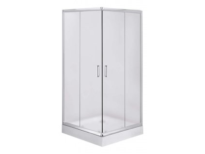 DEANTE - Funkia chrom - Sprchový kout, čtvercový, 80x80 cm KYC_642K