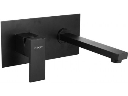 MEXEN - Podomítková umyvadlová baterie Cube, černá 73115-70