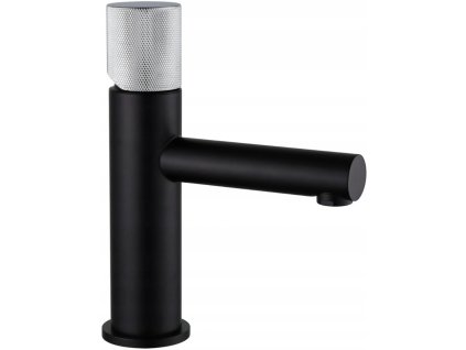 MEXEN/S - Elba One umyvadlová baterie, černá / chrom 74101-77