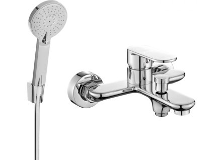 MEXEN/S - Milo R40 vanová baterie s příslušenstvím, chrom 7133R40-00