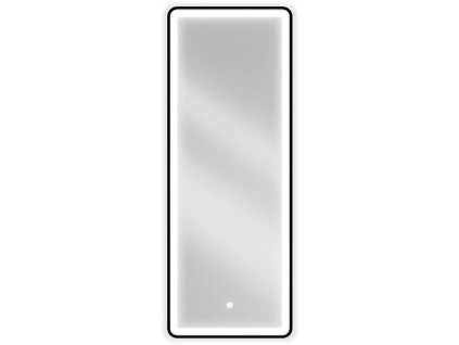 MEXEN - Coro zrcadlo s osvětlením 45 x 120, LED 6000K, černý rám 9817-045-120-611-70