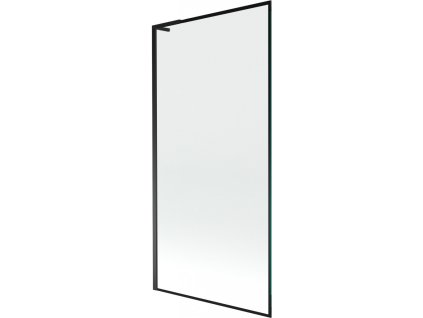 MEXEN/S - Next L vanová zástěna FIX 90 x 150 cm, černá vzor, černá 895-090-000-03-70-70