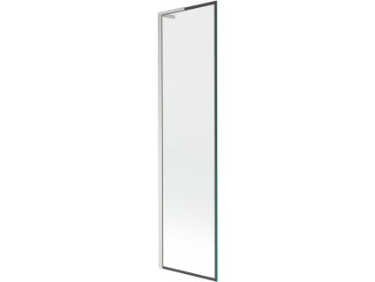 MEXEN/S - Next L vanová zástěna FIX 50 x 150 cm, černá vzor, nikl kartáčovaná 895-050-000-03-70-97