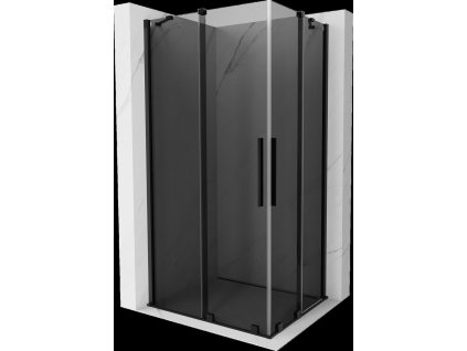 MEXEN/S - Velar Duo sprchový kout, posuvné dveře 90 x 80, grafit, černá 871-090-080-42-70