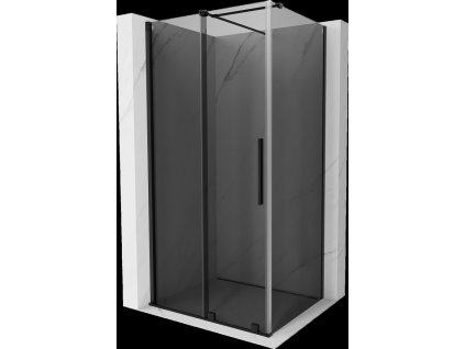 MEXEN/S - Velar sprchový kout, posuvné dveře 120 x 80, grafit, černá 871-120-080-41-70
