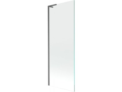 MEXEN/S - Next L vanová zástěna FIX 70 x 150 cm, transparent, grafit kartáčovaná 895-070-000-03-00-66