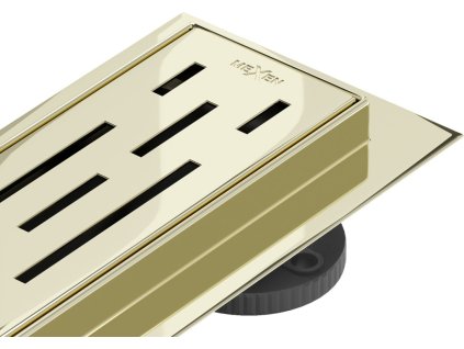 MEXEN/S - Flat M01 odtokový žlab 70 cm zlatý 1520070-15