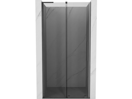 MEXEN/S - Velar L posuvné sprchové dveře 100 cm, grafit, grafit kartáčovaná 871-100-003-41-66